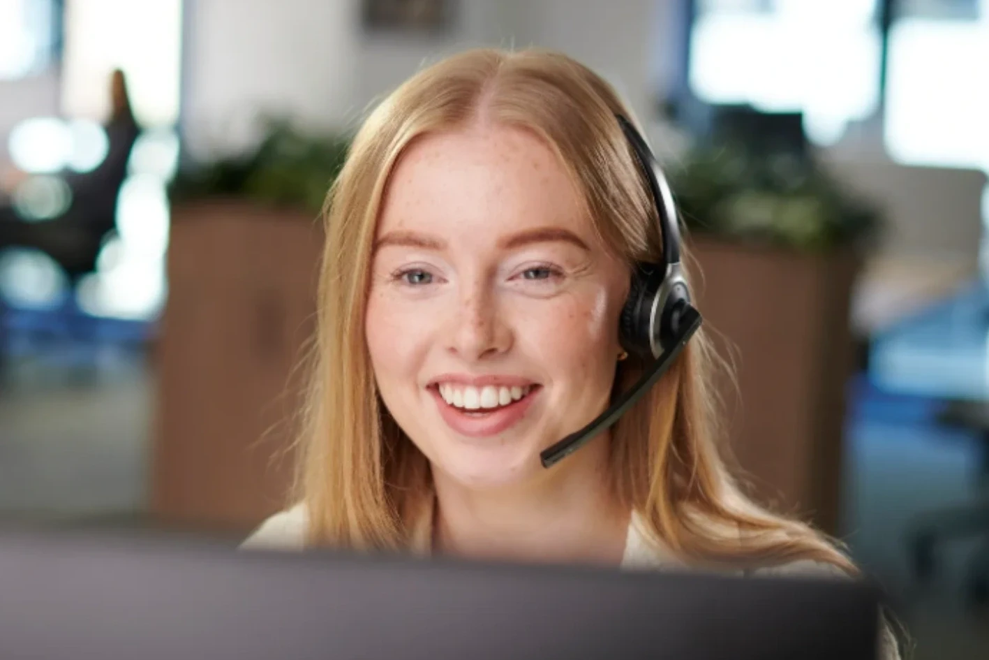 U.S.-based remote call center professional